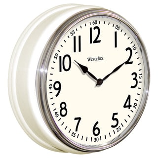 vintage outdoor pedestal clock wall clock westclox white vintage wall clock buy clocks online at overstockcom our best decorative vintage outdoor pedestal clock wall clock westclox white vintage wall clock buy clocks online at overstockcom our best decorative